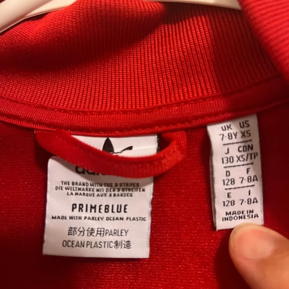 Adidas Primeblue Red Jacket